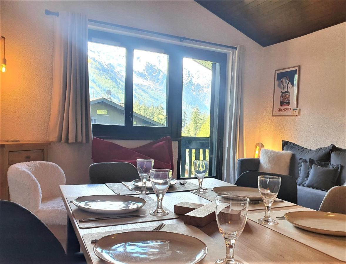 Chamonix Superbe Appartement Vue Mont Blanc Zewnętrze zdjęcie
